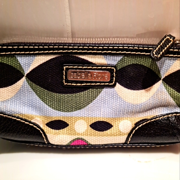 Isabella Fiore leather and beaded tapestry wristlet - Picture 3 of 6